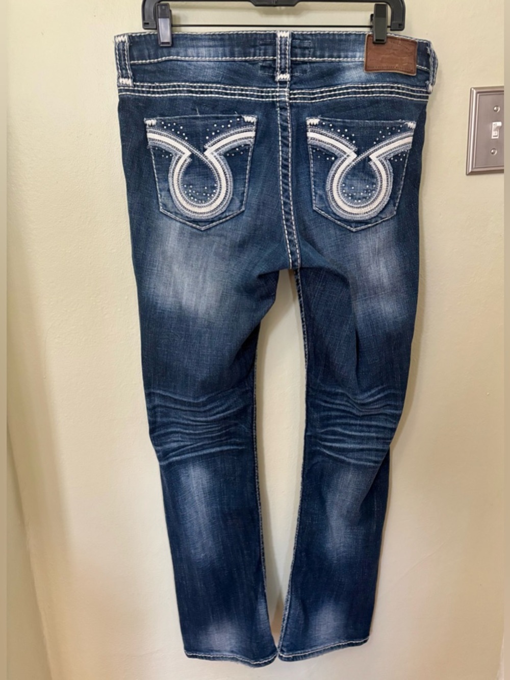 Big Star Women's “Maddie” Boot Cut Jeans - Faded Dark Blue